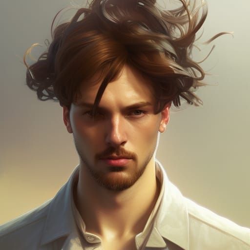 Detailed Portrait with Dynamic Lighting