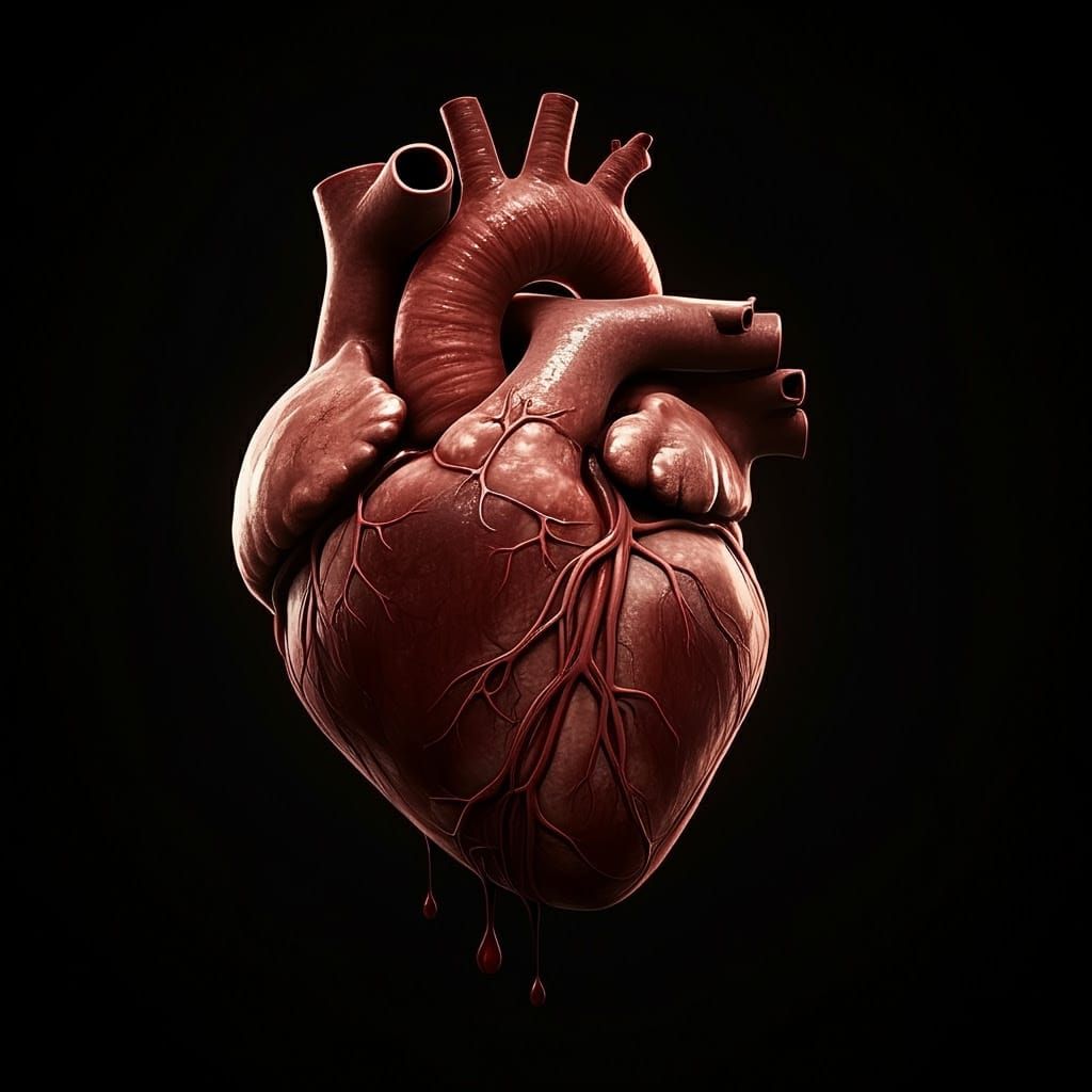 Glowing Bleeding Heart Radiates Ethereal Aura in Unreal Engi...