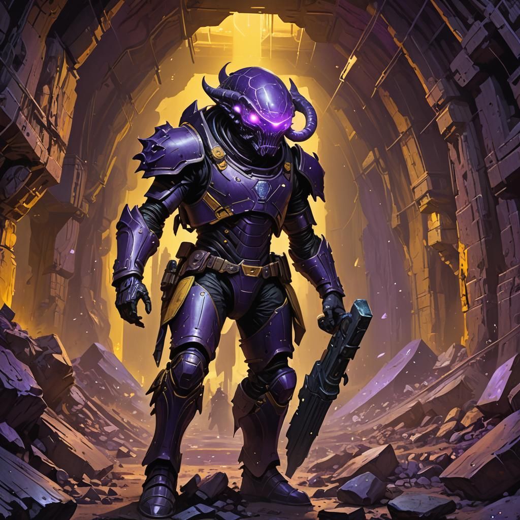 Alien Nemacyst Invasion: Dark Fantasy Concept Art