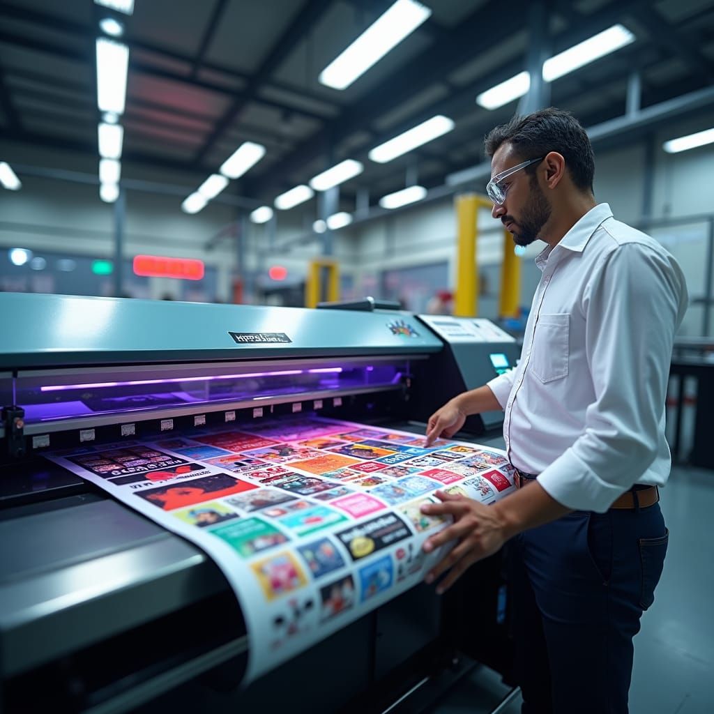 Nashik Printing Press in Futuristic Digital Art Style