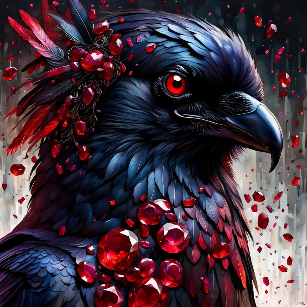 The jeweled raven.