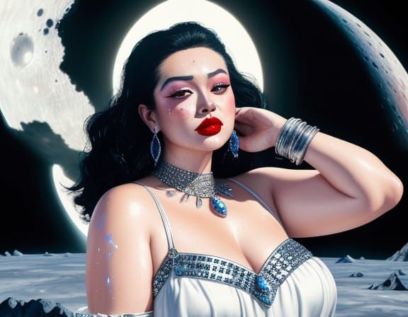 Halfling Barbarian with Gems in Photorealism Style