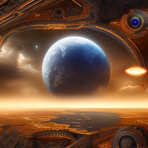 Epic Intergalactic Language Translator in Digital Matte Pain...