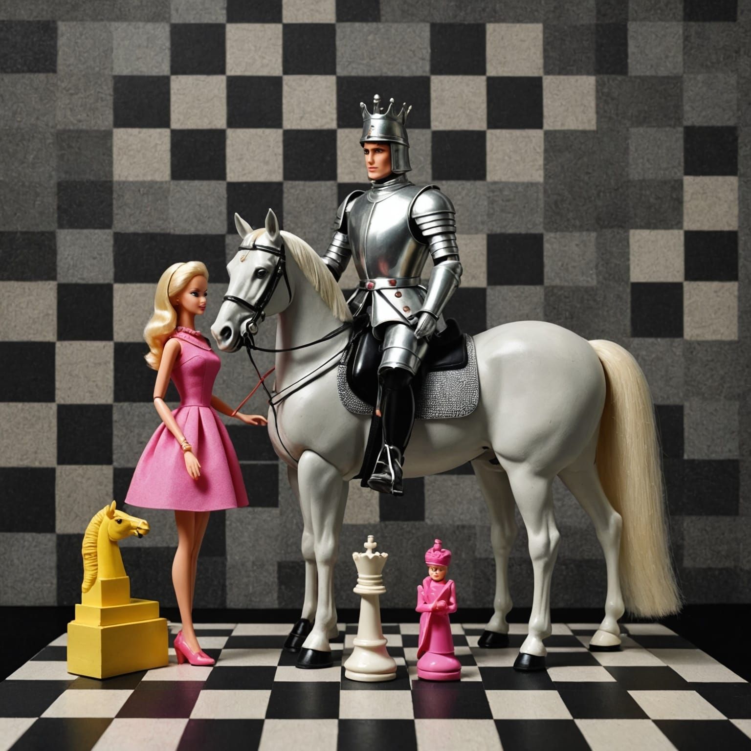 Barbie chessboard 💗♟️
