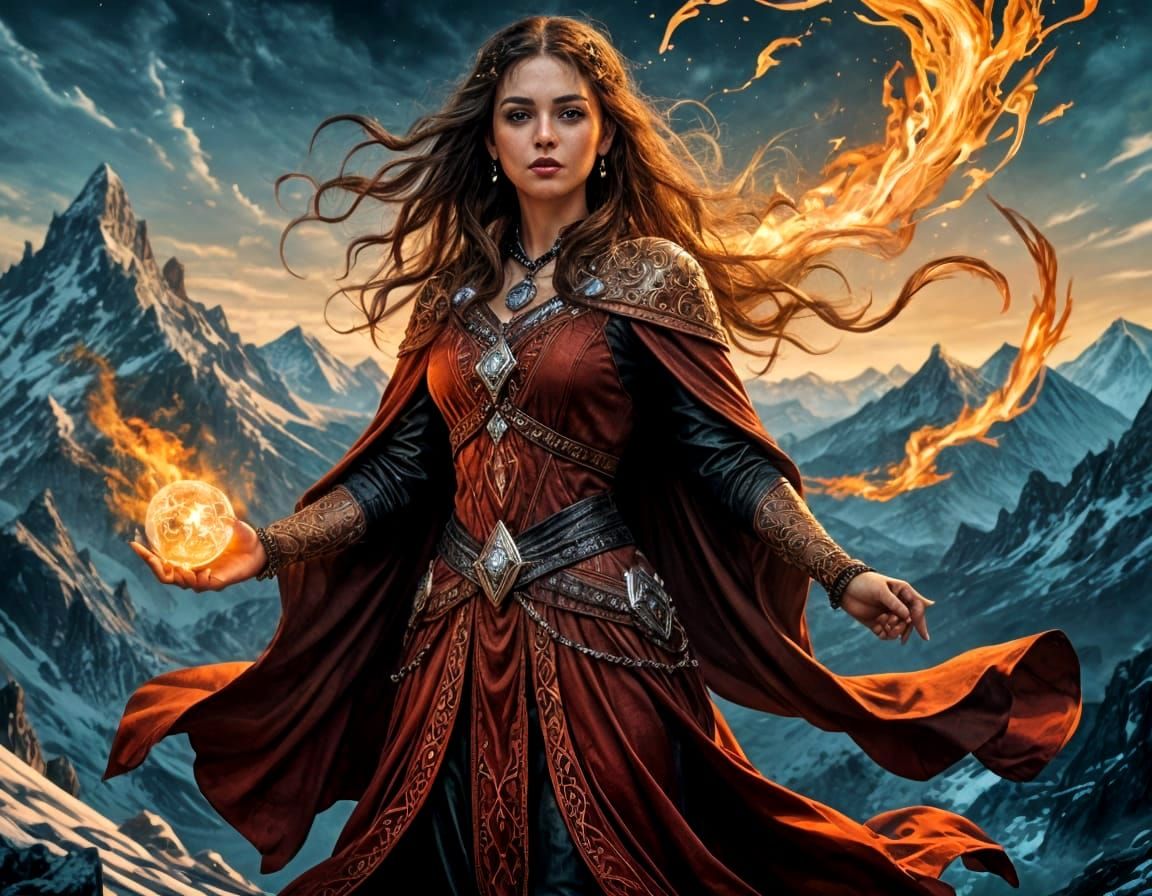 Black and White Tunic with Silver Braiding