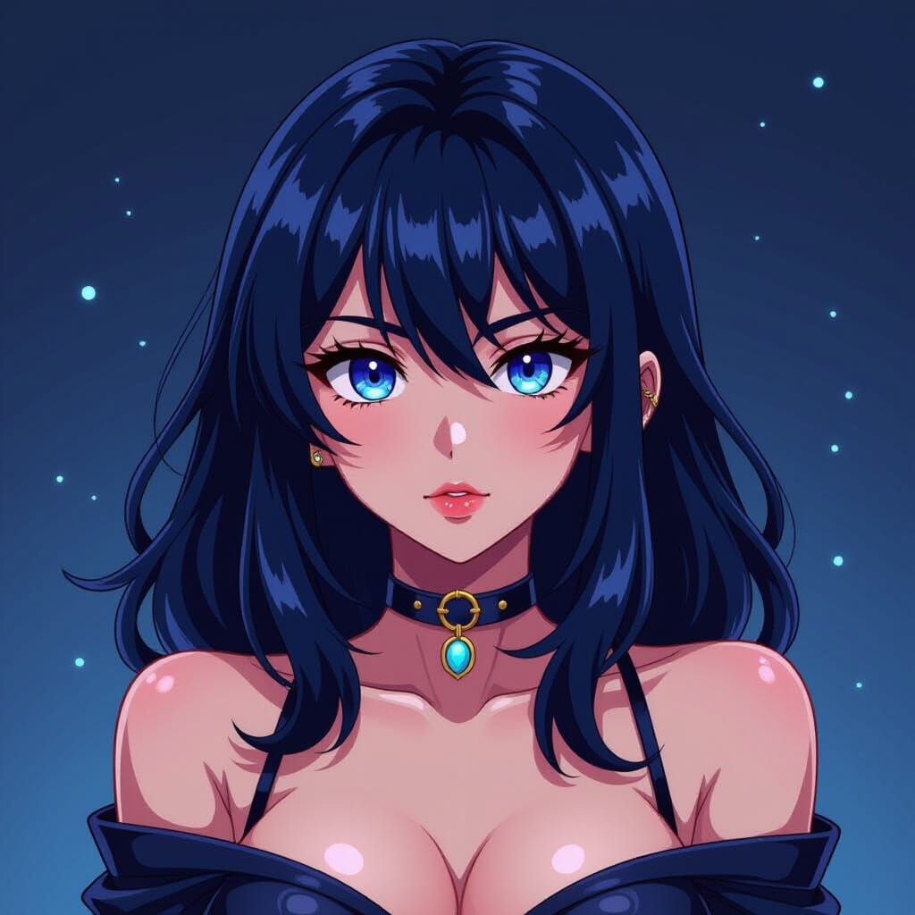 Anime Girl in Dynamic Manga Style