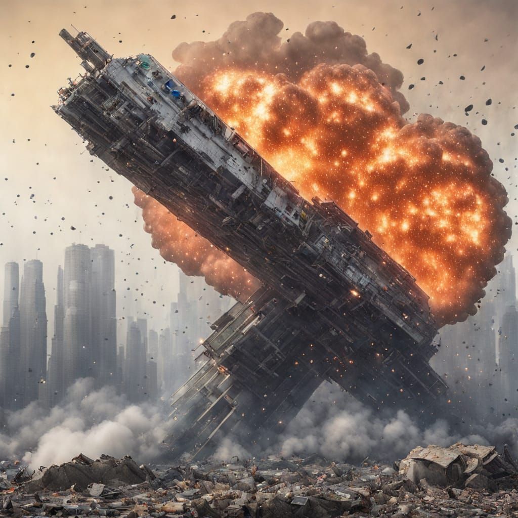 Cosmic Apocalypse: Mangled Metropolis