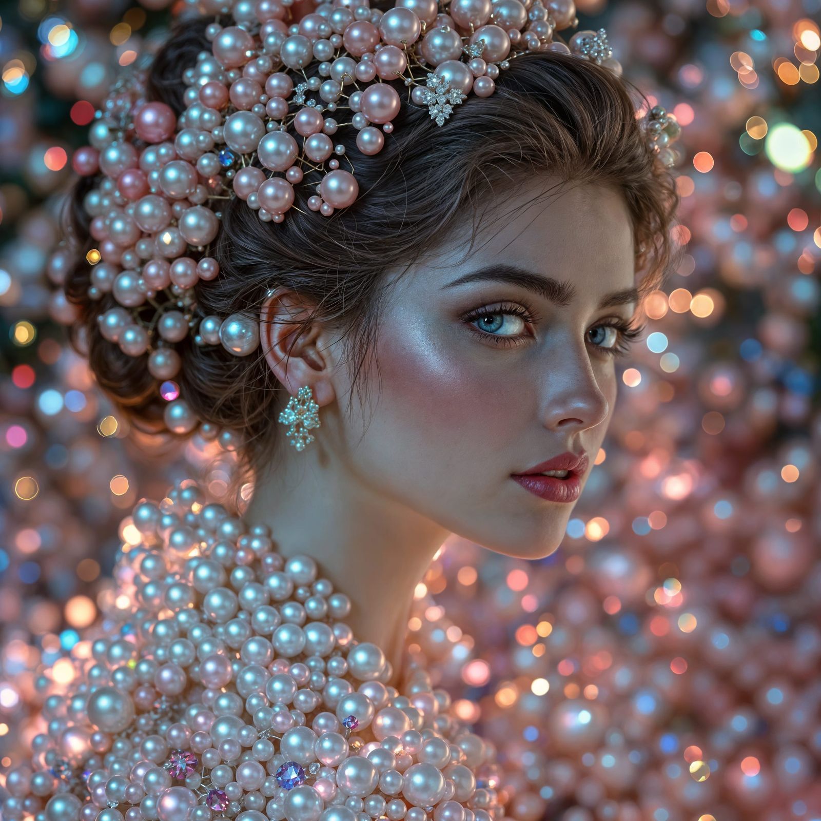 Ethereal Victorian Siren Radiates Opulence