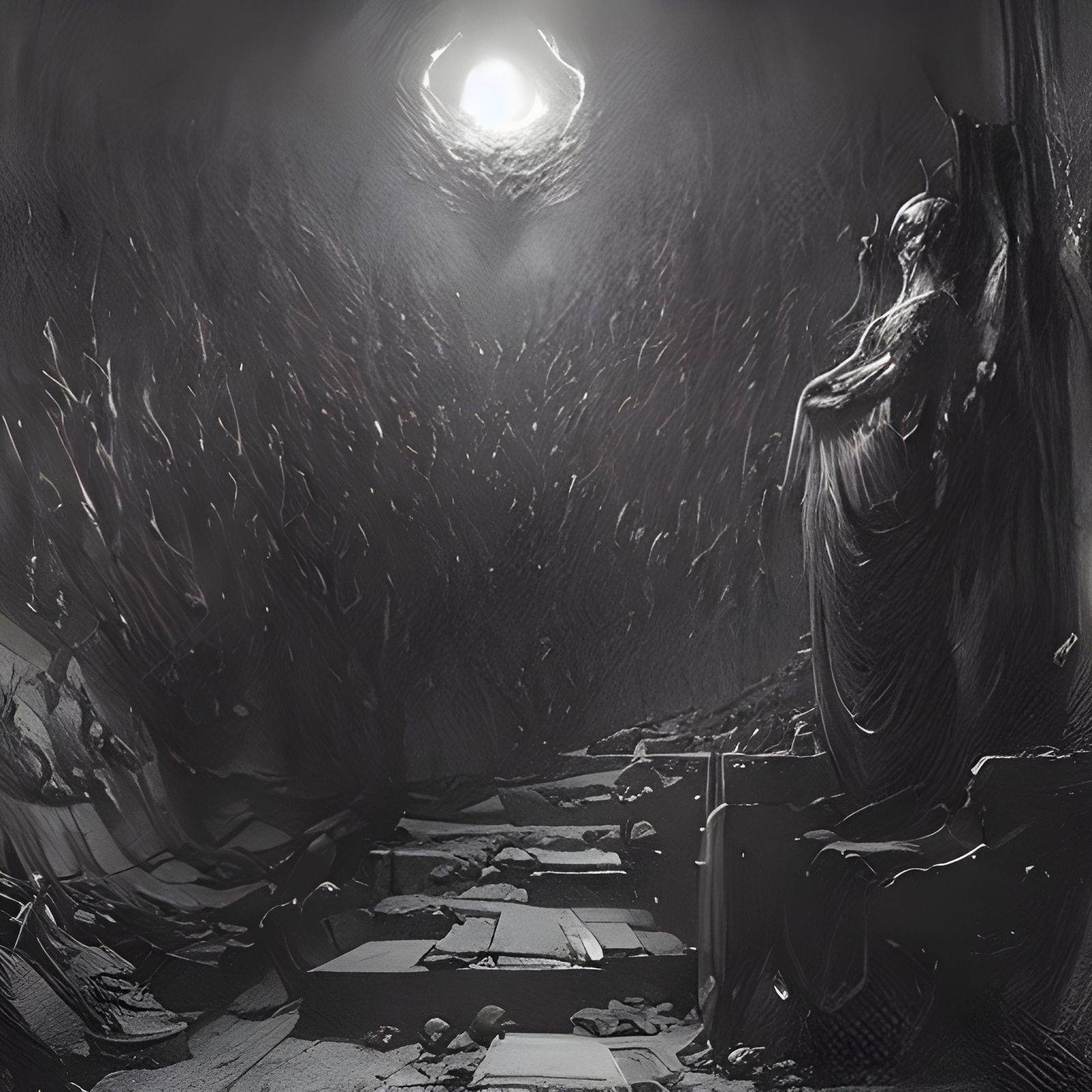 Horror ADHD in Doré and Rutkowski Style