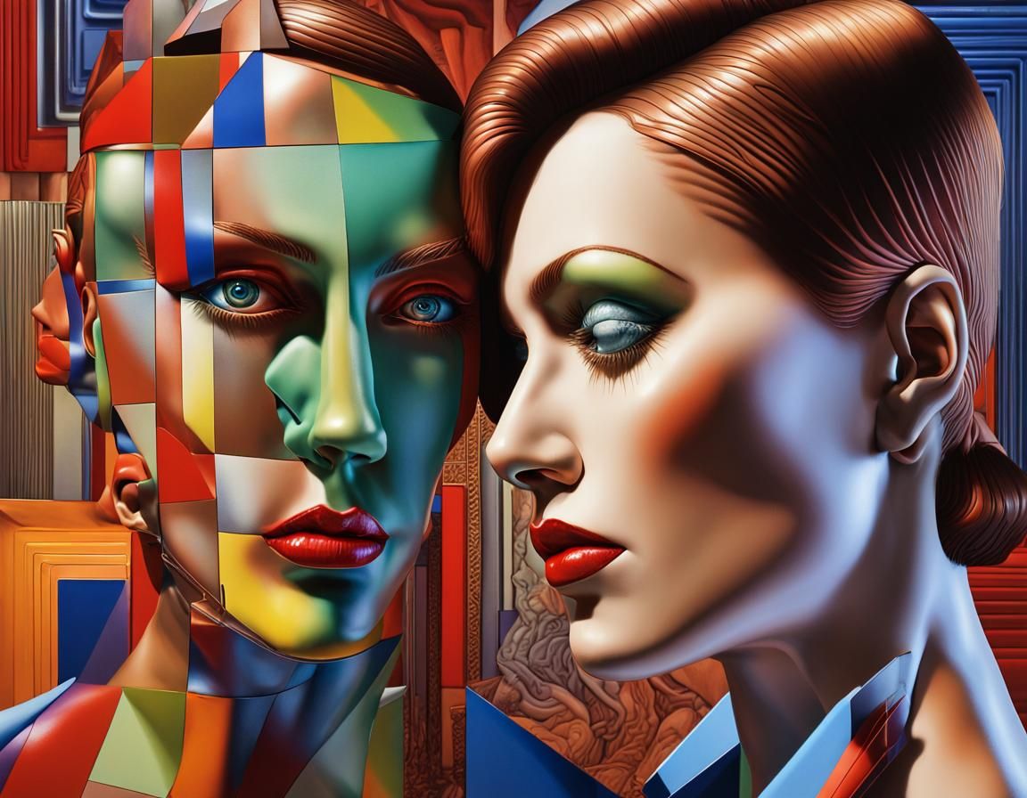 Tommy Danger Man and Ms Zing: Hyperdetailed Photography