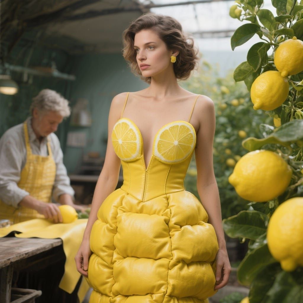 Genetically Modified Lemon Leather Fashion