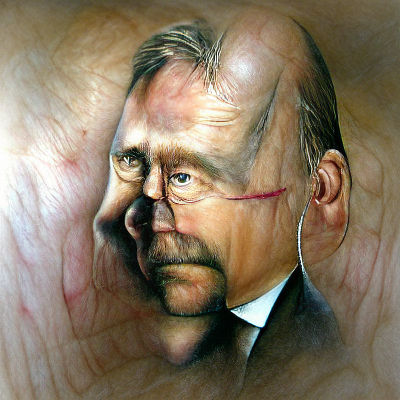 Hyperrealistic Portrait of a Man