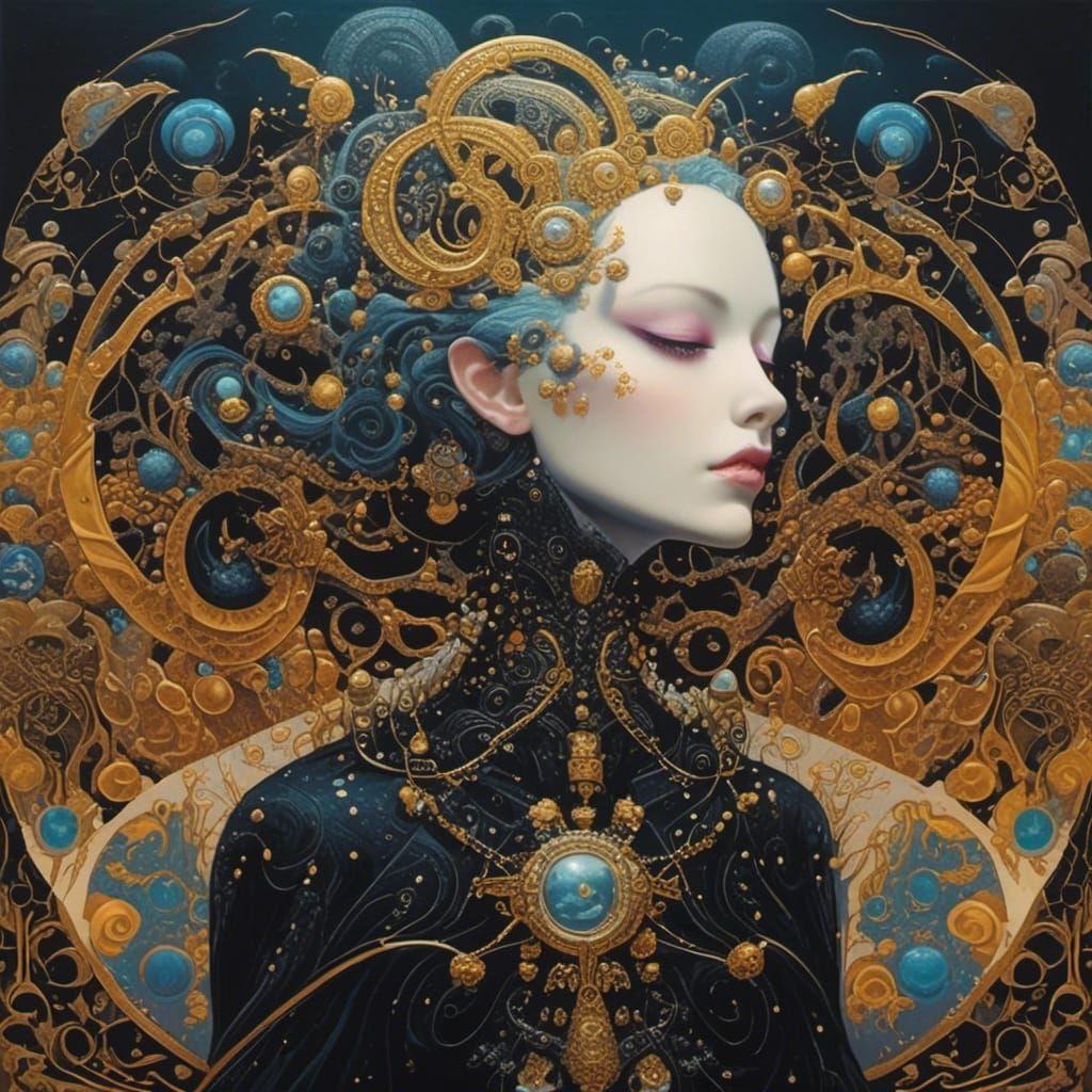 Mud Dragon Macro in Dark Fantasy Style