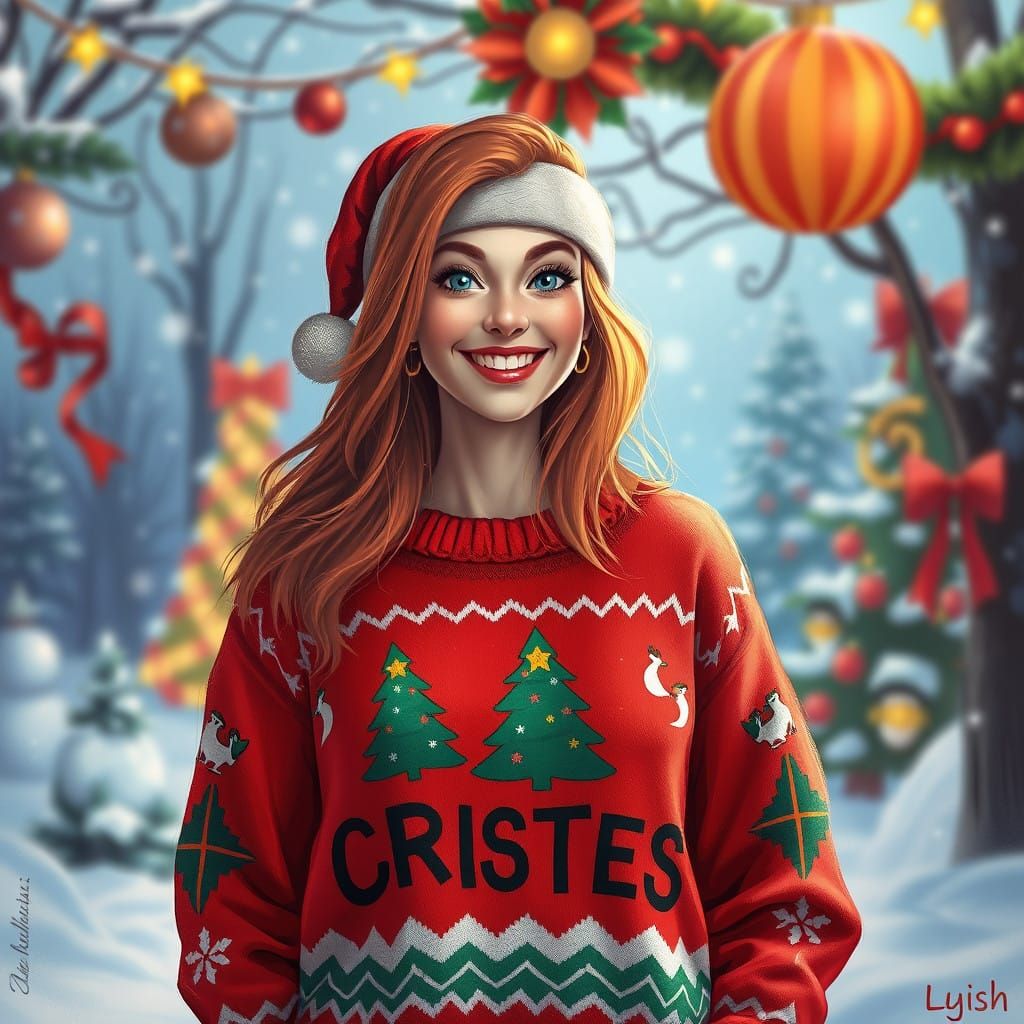 Winter Wonderland in Vibrant Colors