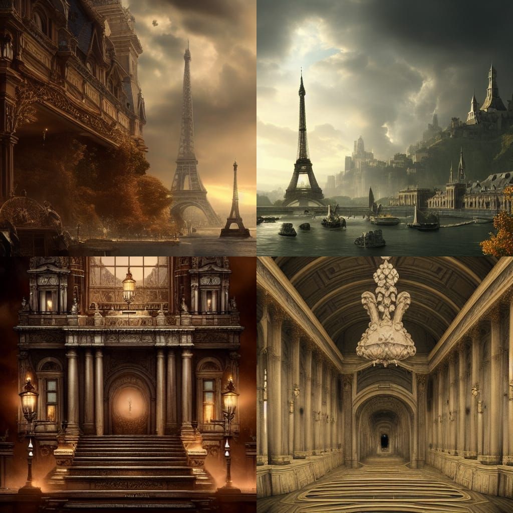 Epic Cinematic French Digital Matte Painting