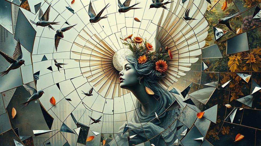 Angel Shatters Mirrors in Primal Scream of Beautiful Memorie...