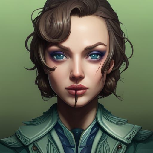 Detailed Funko Pop Portrait in Digital Art Style