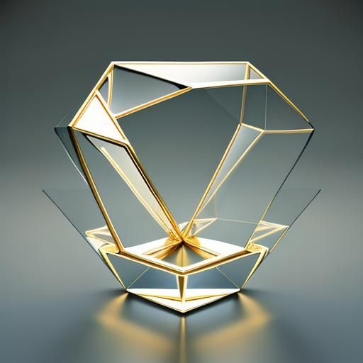 Abstract Möbius Globe in Metallic Tones