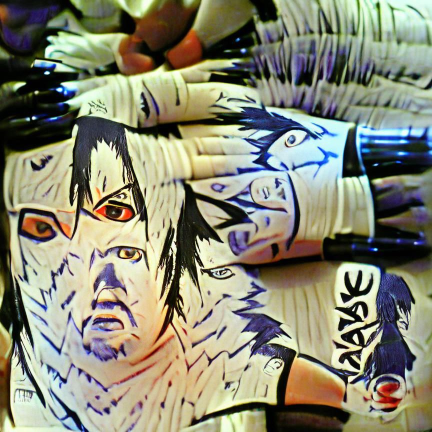 Sasuke Uchiha Digital Portrait