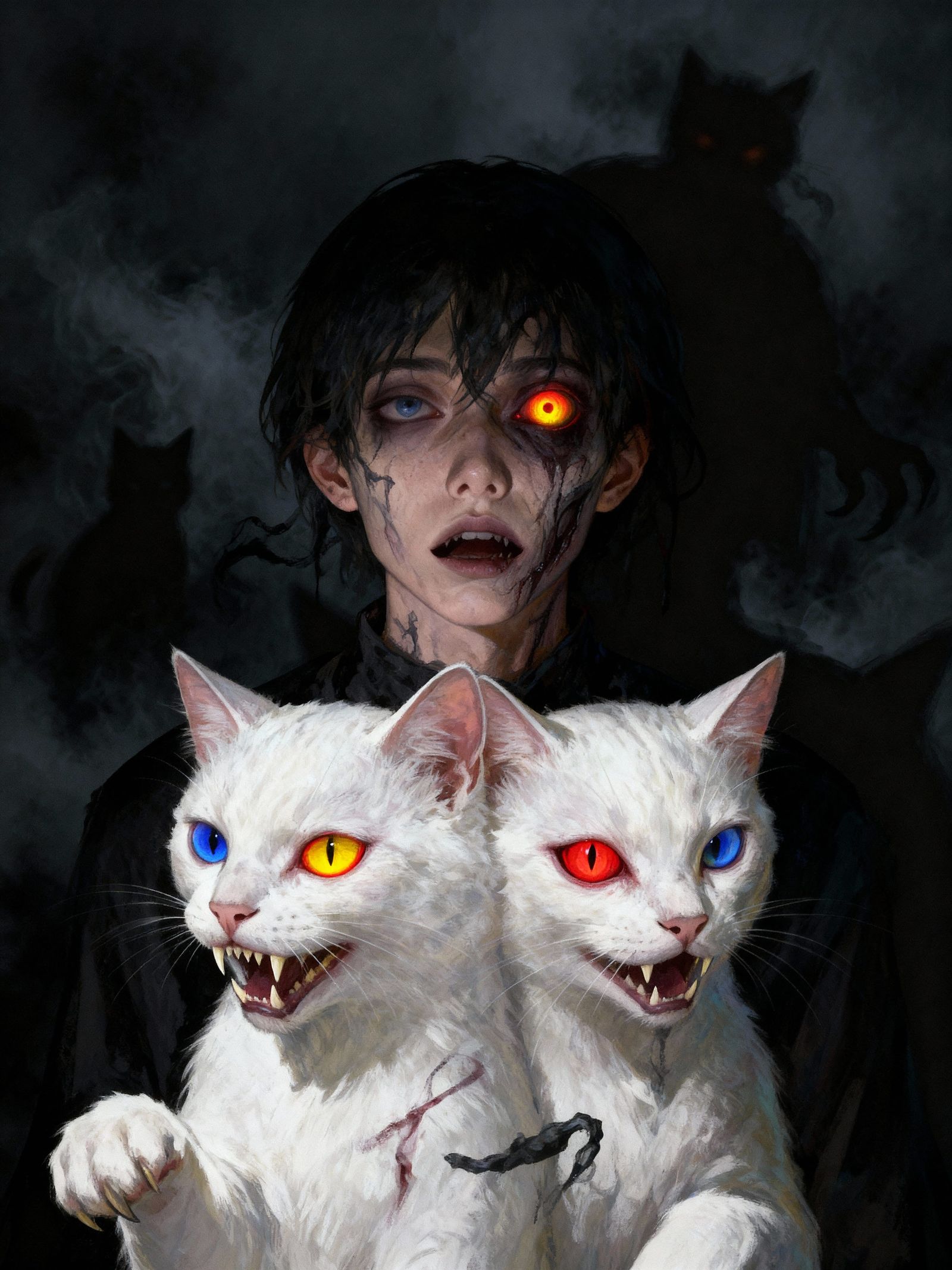 Triadic Gaze: Astral Resonance