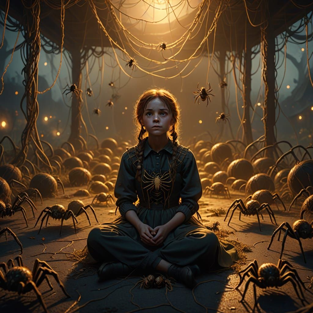 Little Miss Muffet and Her Spider Army