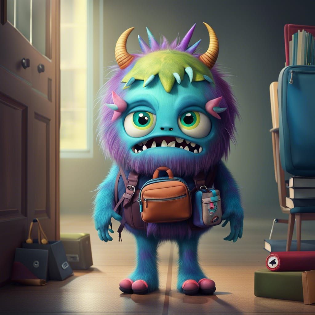 Monsters' First Day at School in High Definition