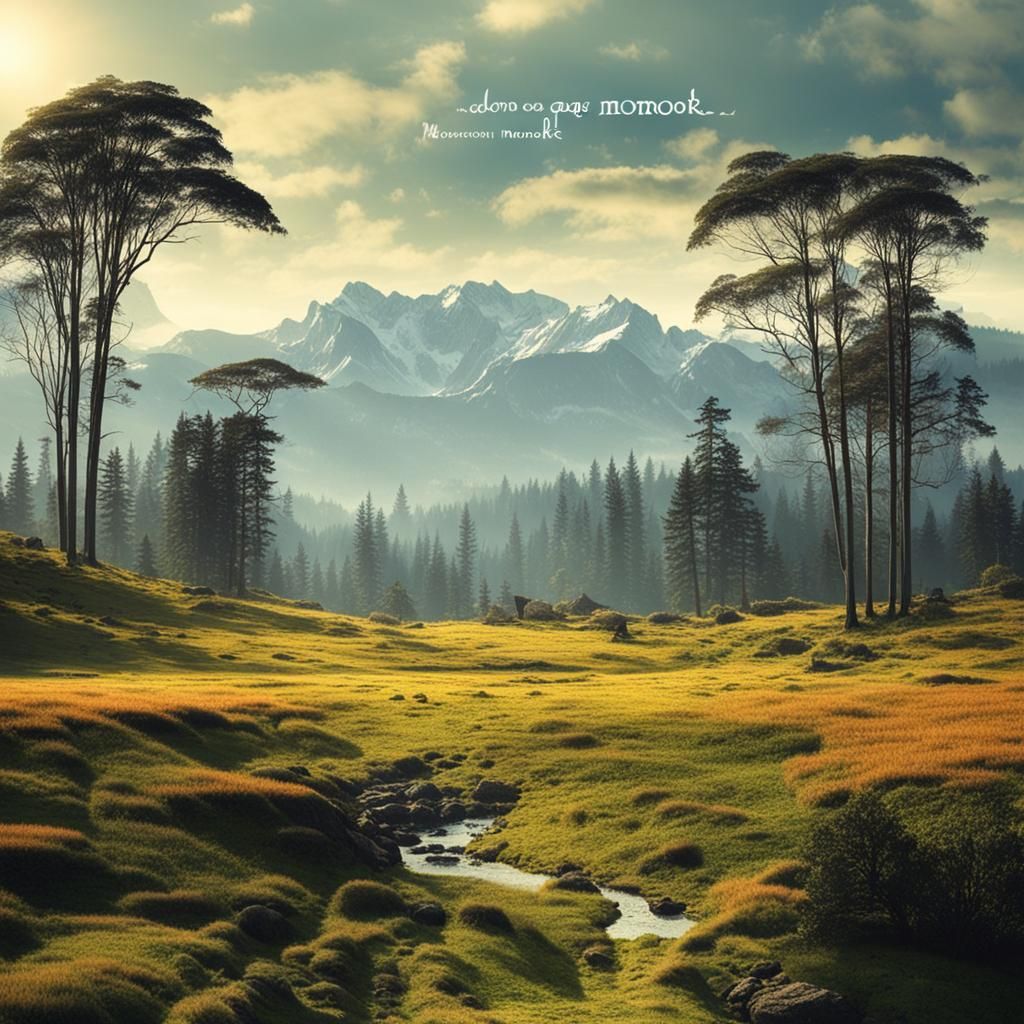 Beautiful AI-Generated Landscape