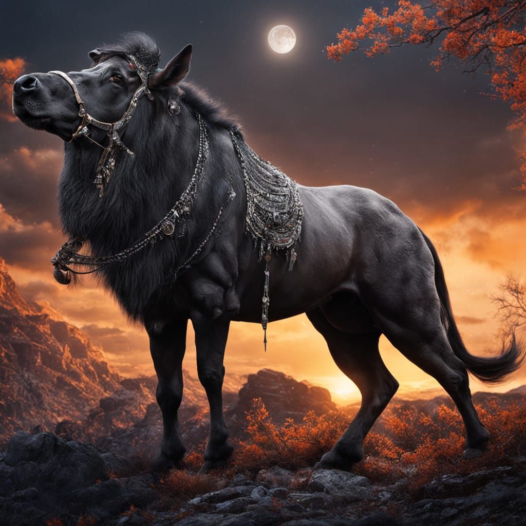 Ethereal Winter Landscape in Cyberpunk Aesthetic