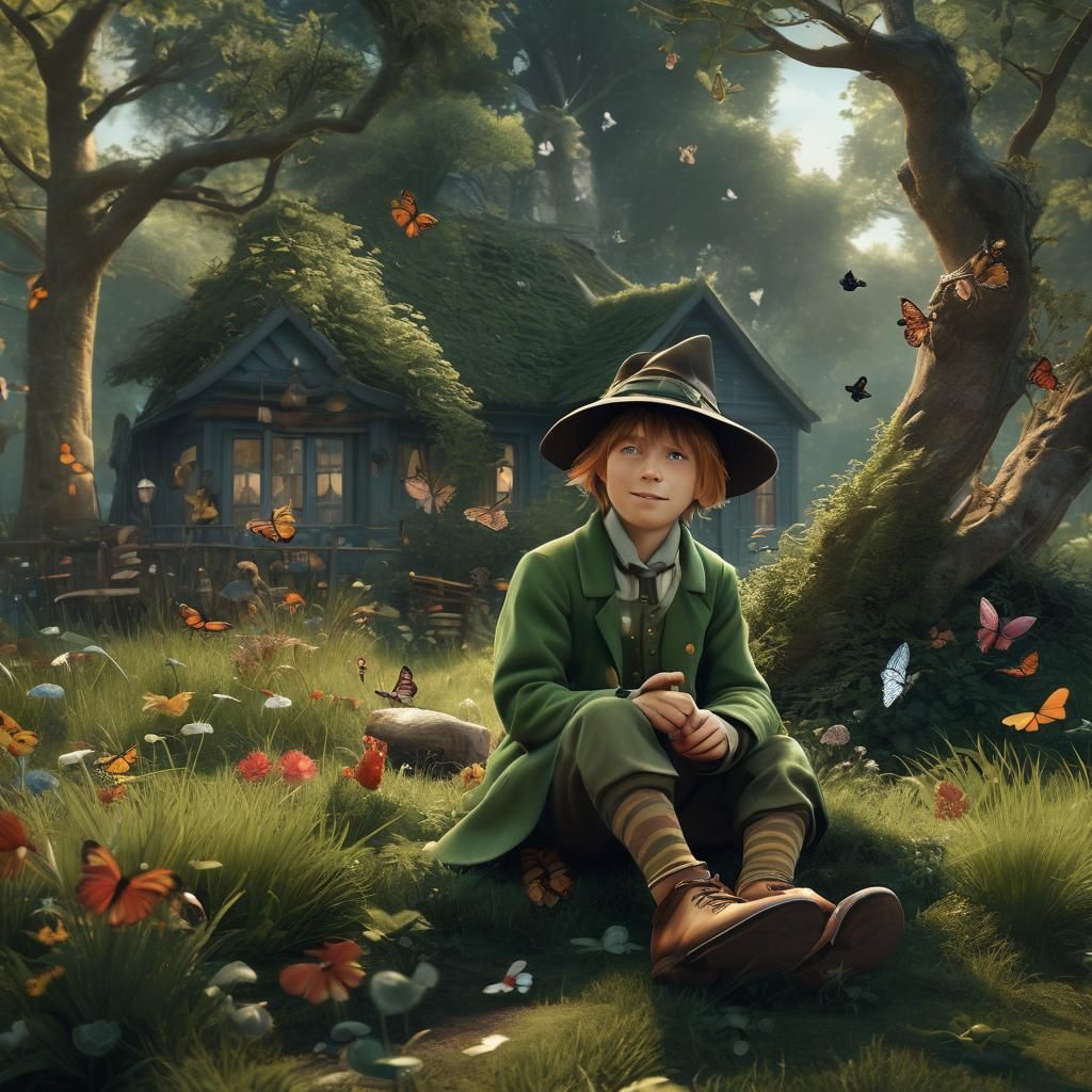 Snufkin's Harmonica: A Tove Jansson Style Scene