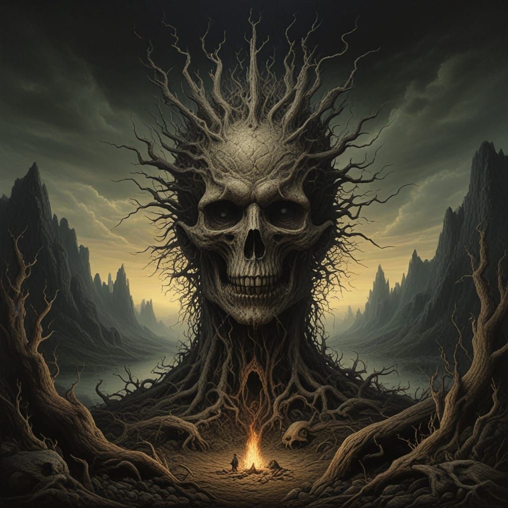 Sinister Gods in Surreal Brocade, Sharp Focus