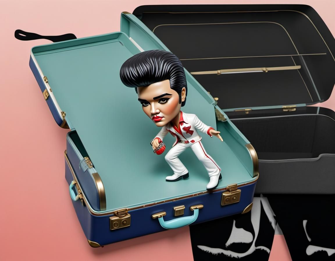 Maria's Memphis Search: Hyperrealistic Bobblehead Art