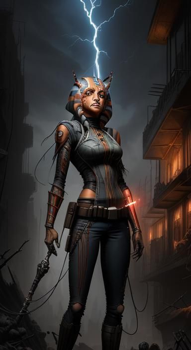Ahsoka Tano as Frankenstein's Monster