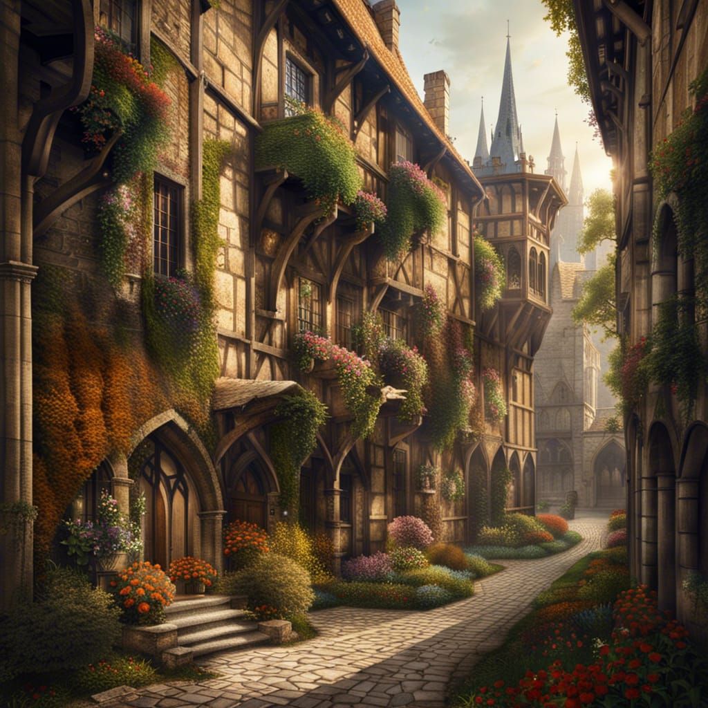 Beautiful Medieval House With Intricate Details