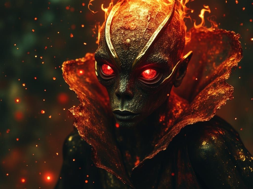 Three-Headed Dog Guarding Hell in Dark Mythological Style