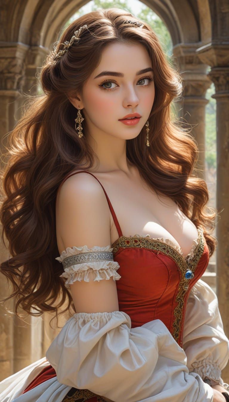 Fantasy Pin-up Women in Early Baroque Style