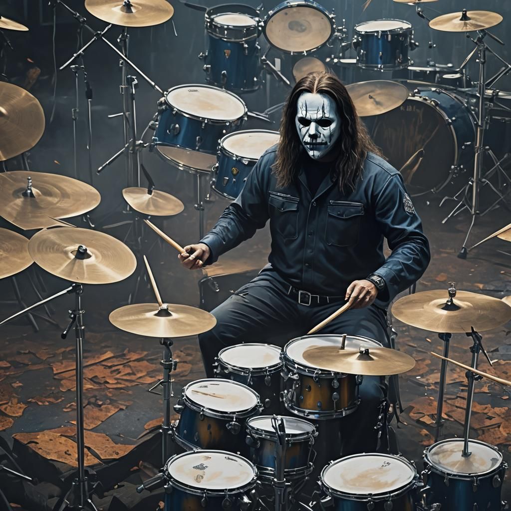 Michael Myers Plays Drums with Metallica