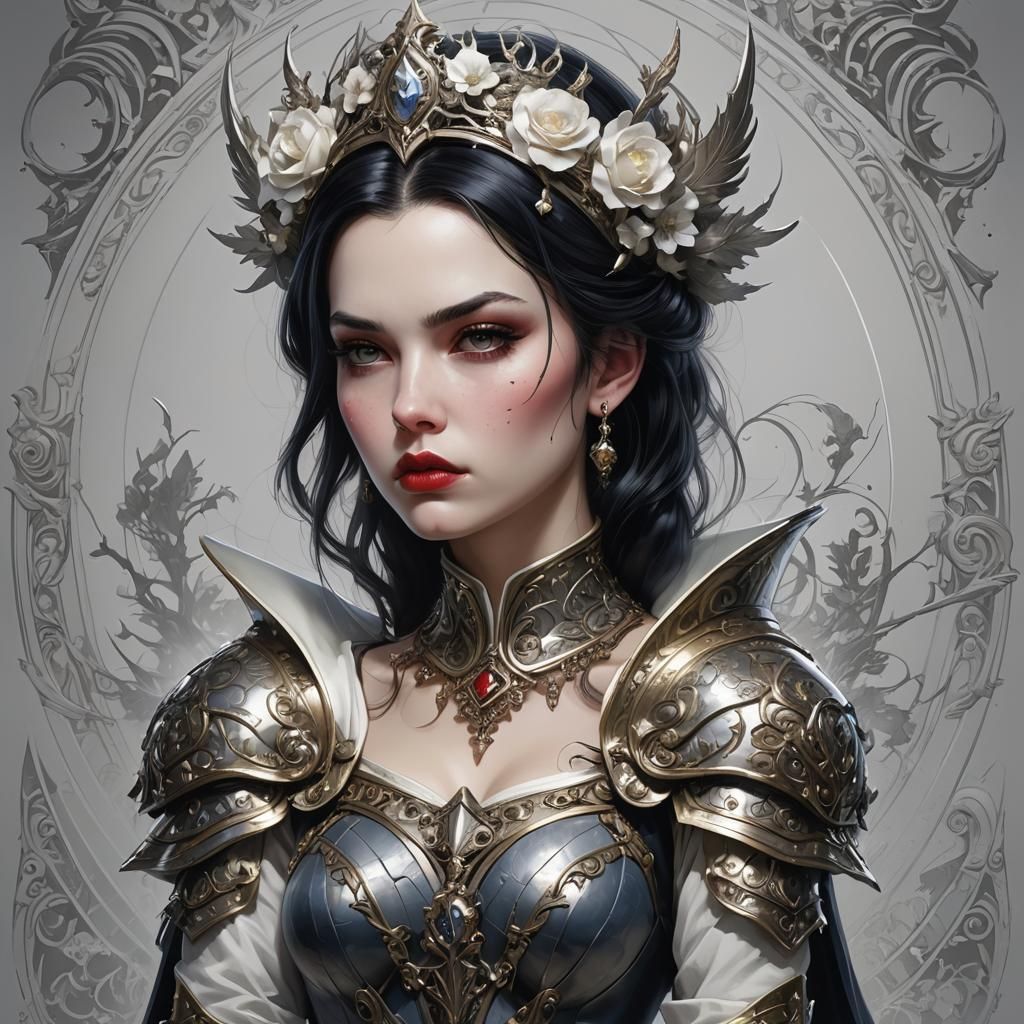 Snow White warrior woman