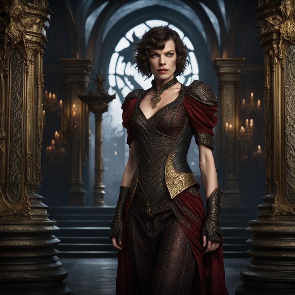 Milla Jovovich as DC's Morgaine le Fey