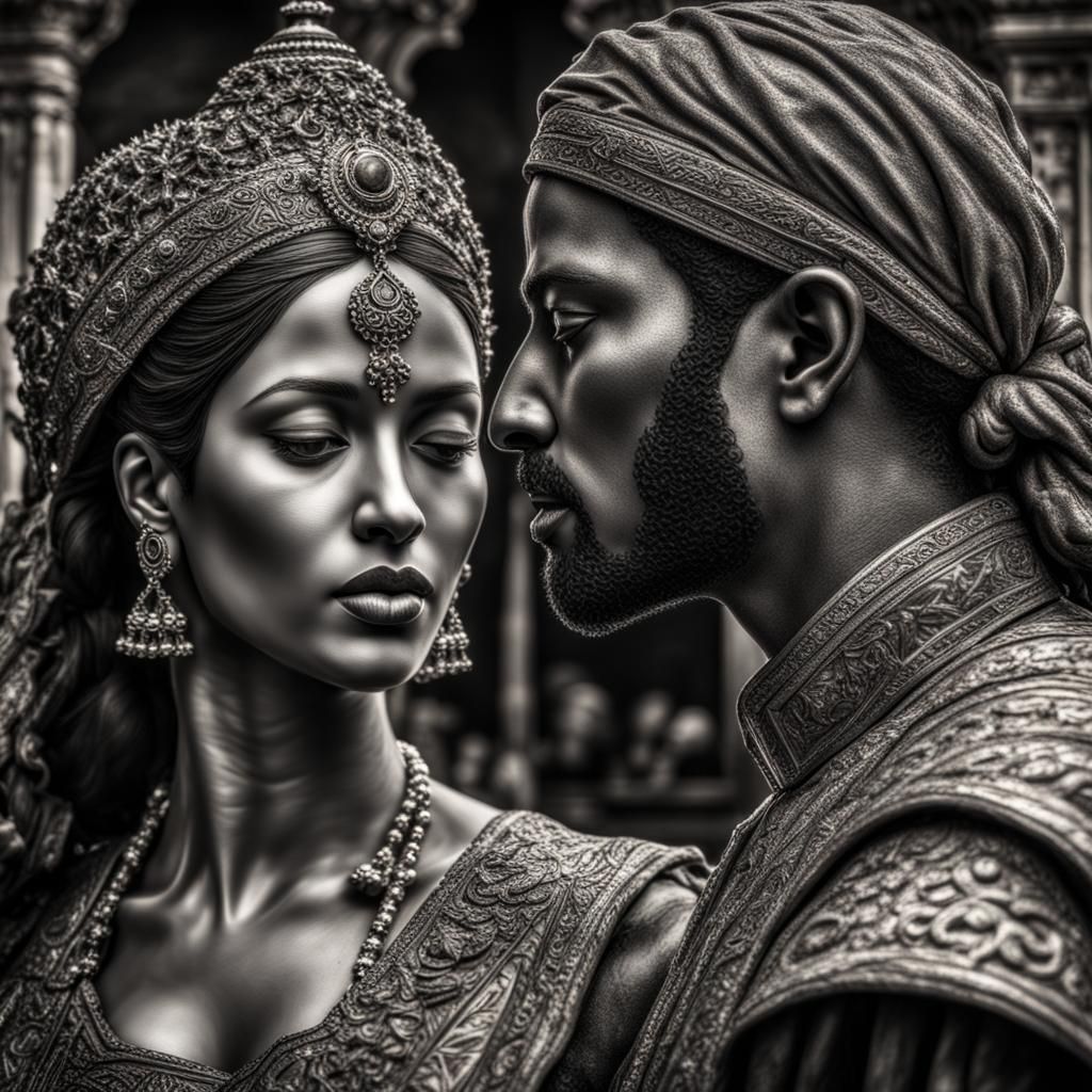 Hyperrealistic Image Evokes Love, Ethics, and Spirituality