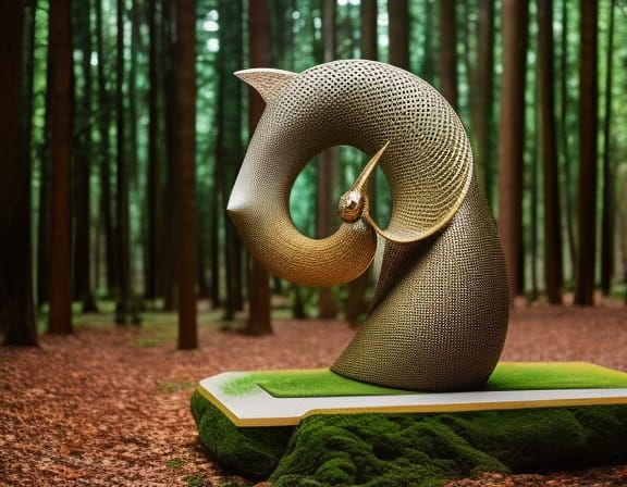 Celestial Woman in Surreal Fairytale Sun and Moon