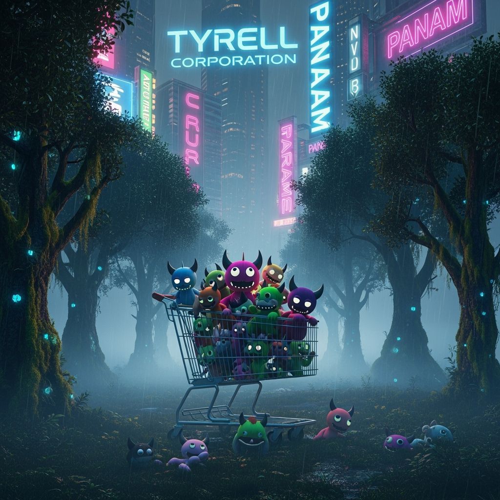 LaBuBu Dolls in Cyberpunk Forest Glade