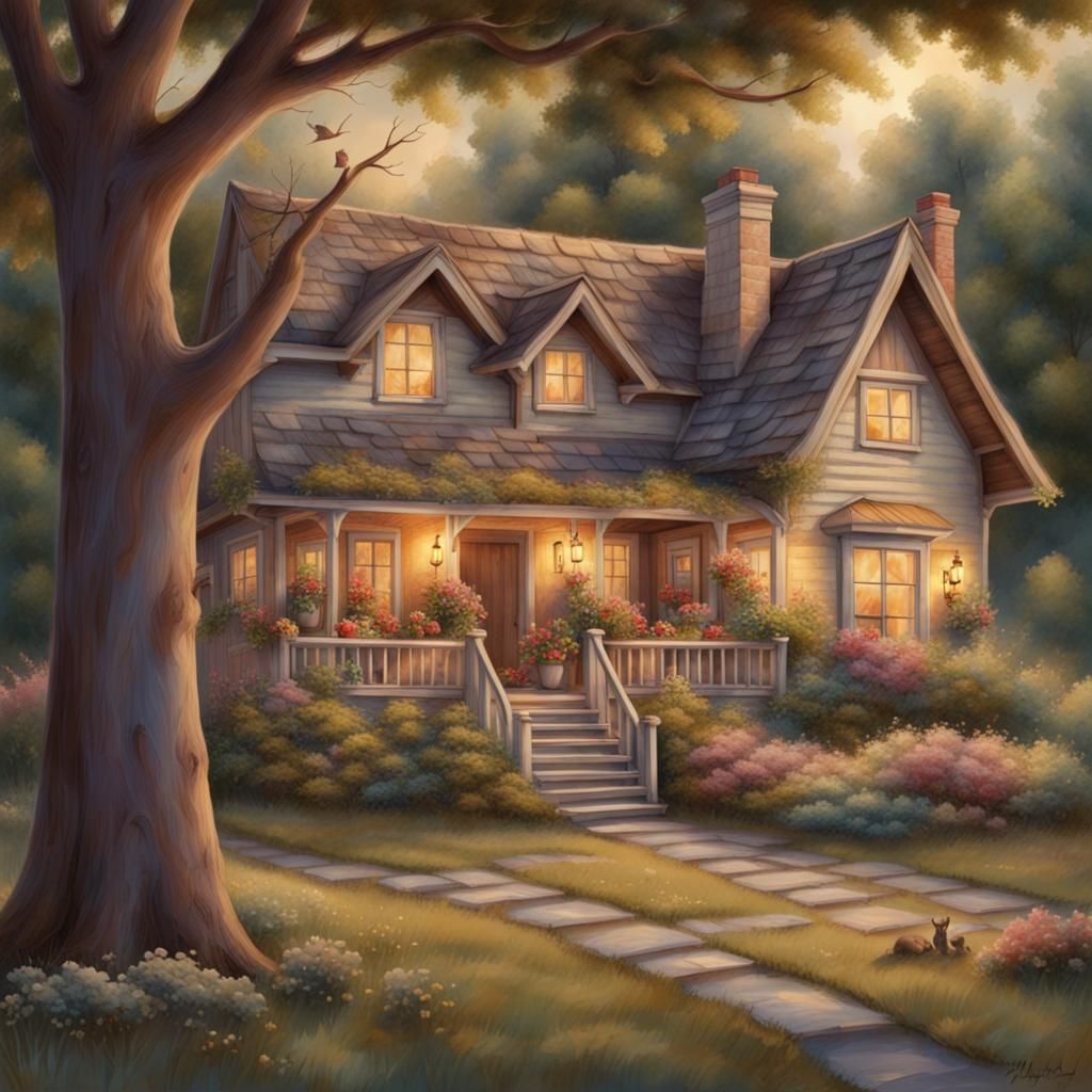 Illustration of Home: A Cherished Family Place