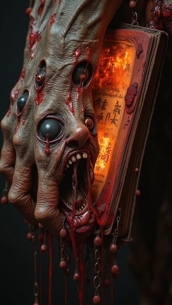 Evil Dead Book of the Dead with Spectral Entity