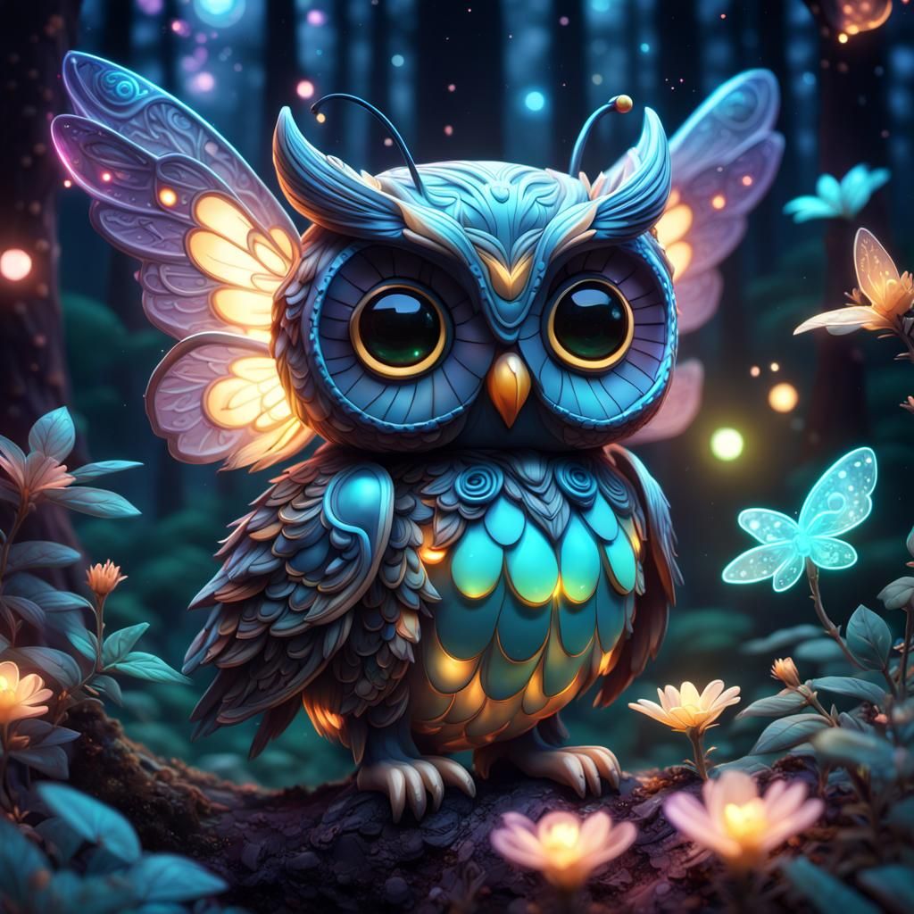 Galaxy Owl Bee