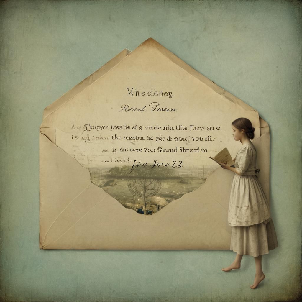 Surreal Estate Letter, Fine Art Photography