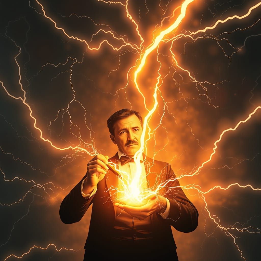 Electricity Unveiled in a Whimsical Glimpse of the Past