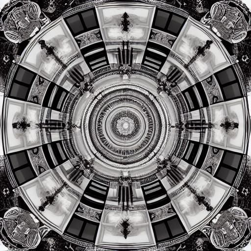 Circular Square as Digital Matte Painting