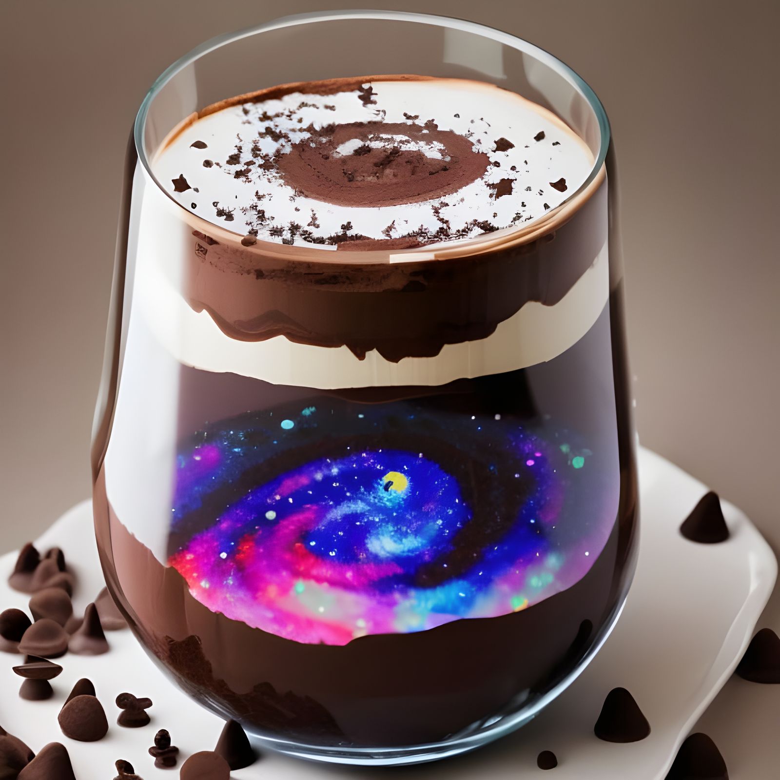 Galaxy in Chocolate Pudding: Maximalist Digital Art