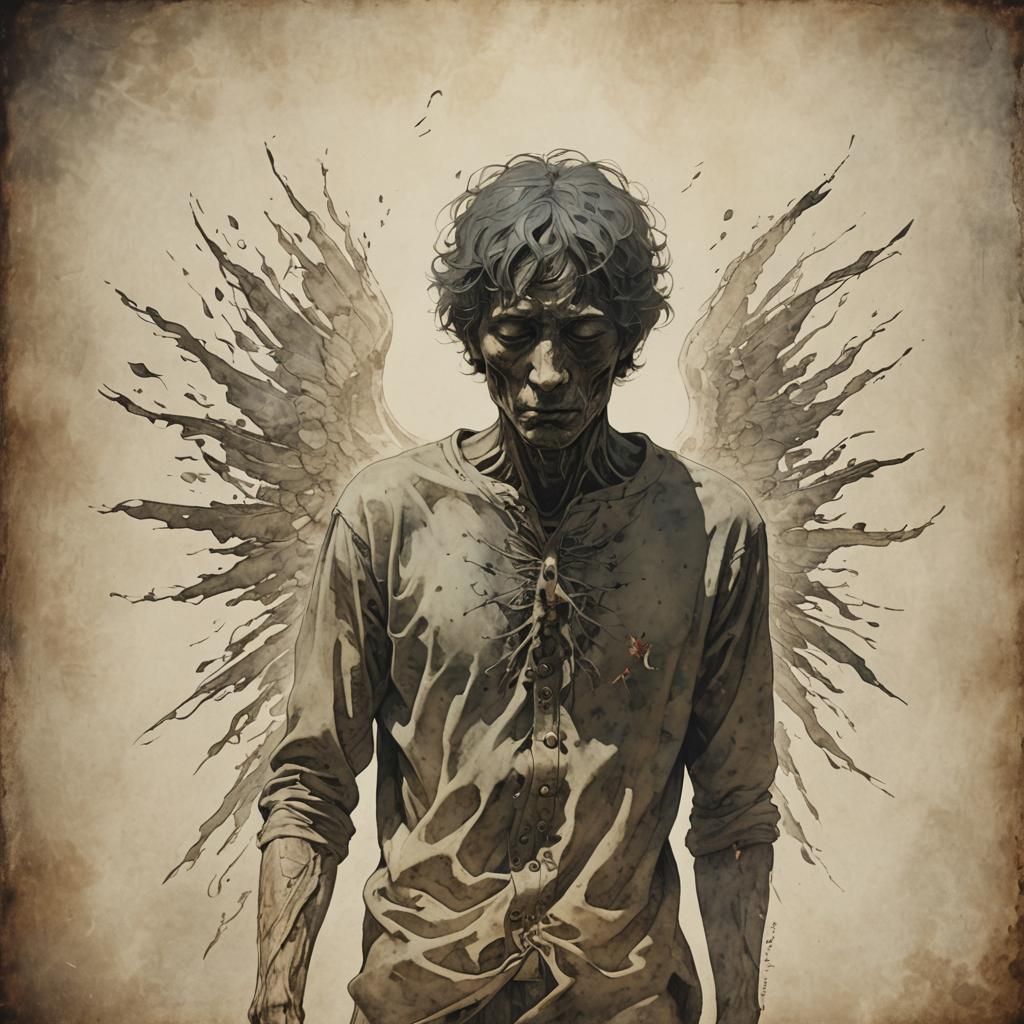 Peaceful Soul Leaving the Body