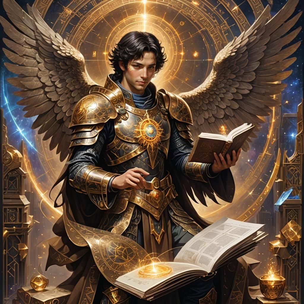 Archangel Metatron Reading Akasha-Scripts